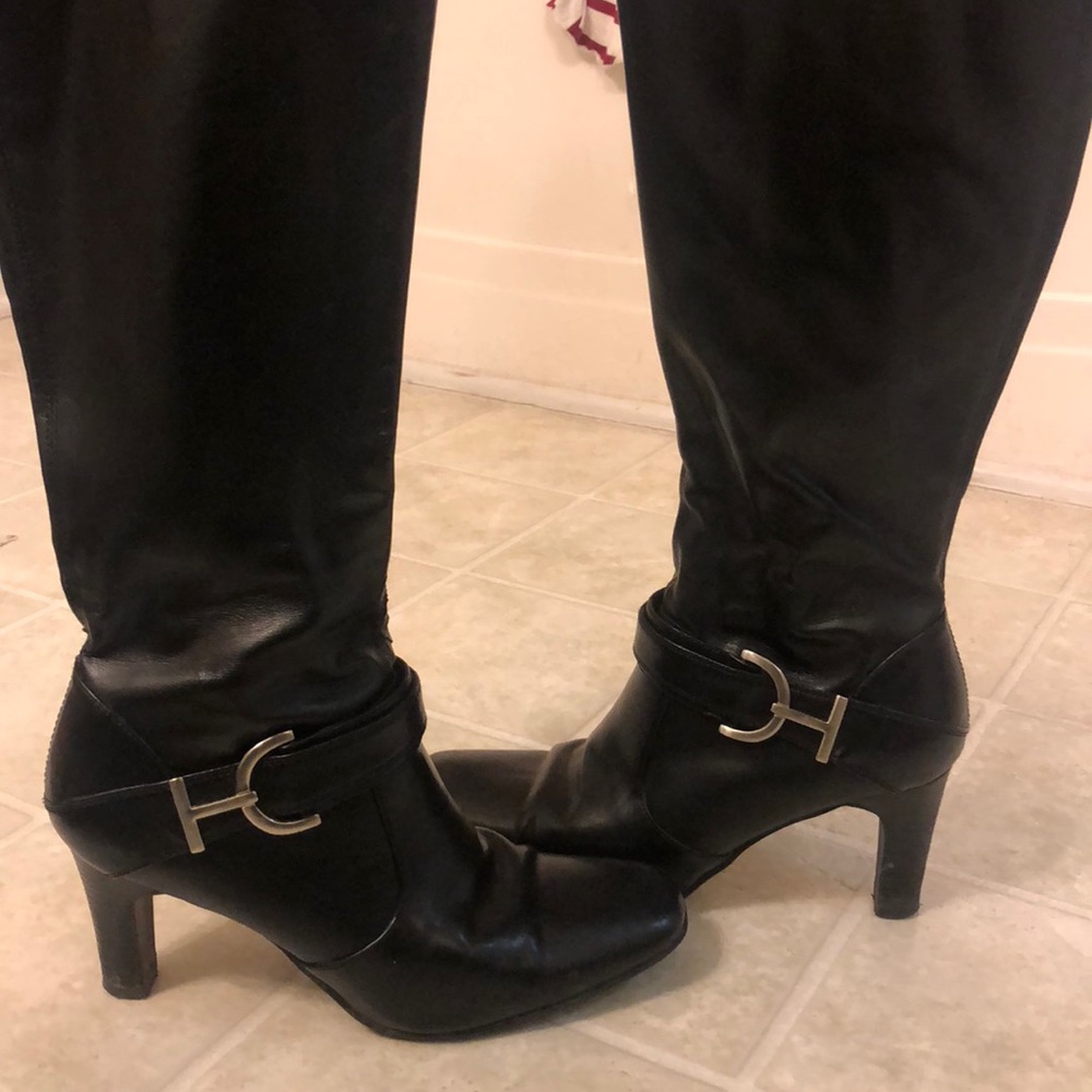 Women’s Faux Leather Knee High Boots